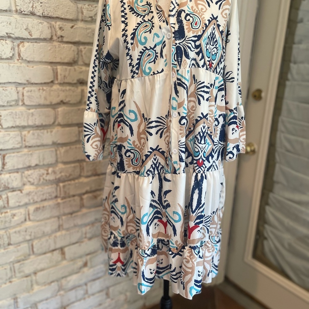 Bohemian Print Women's Dress